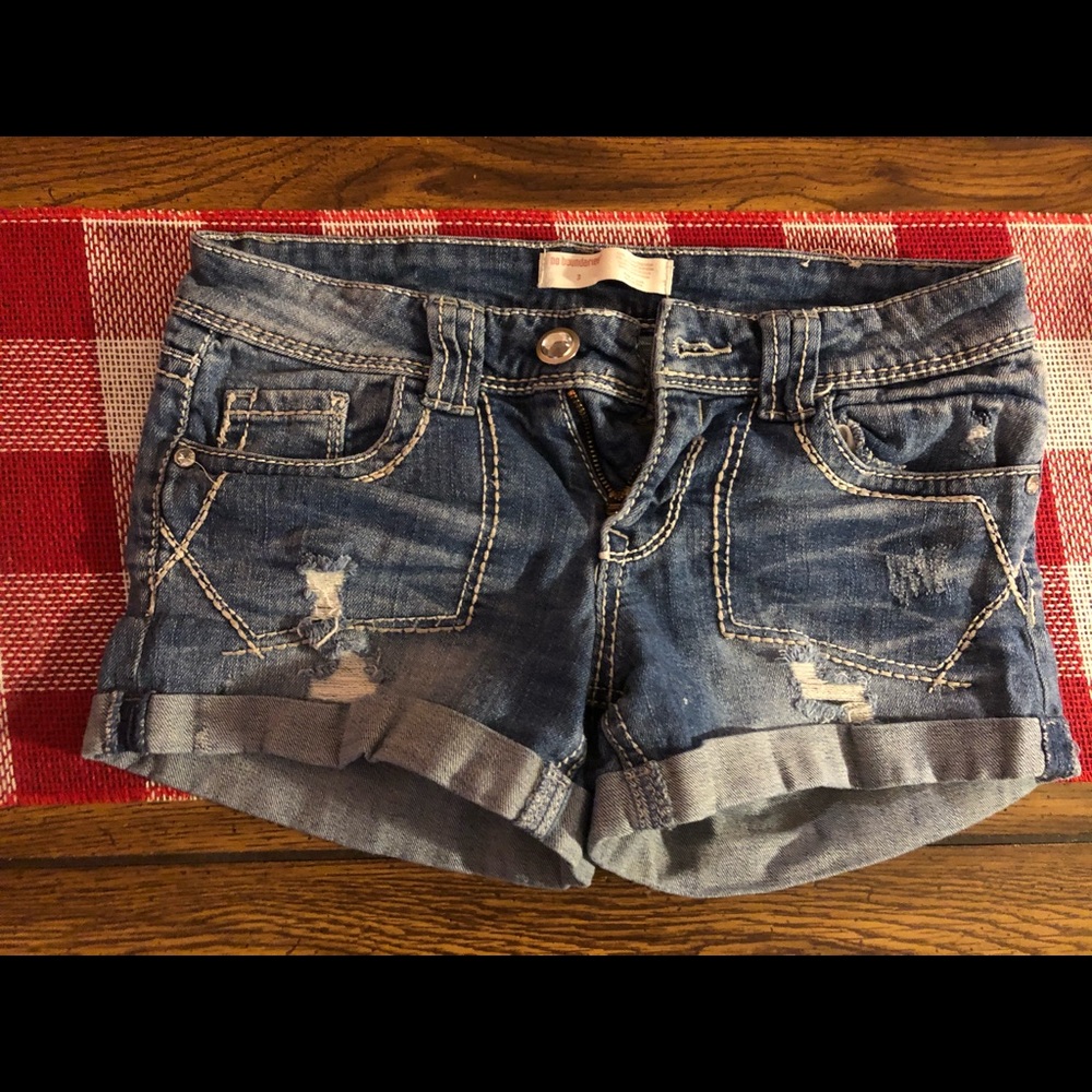 Blue jean shorts